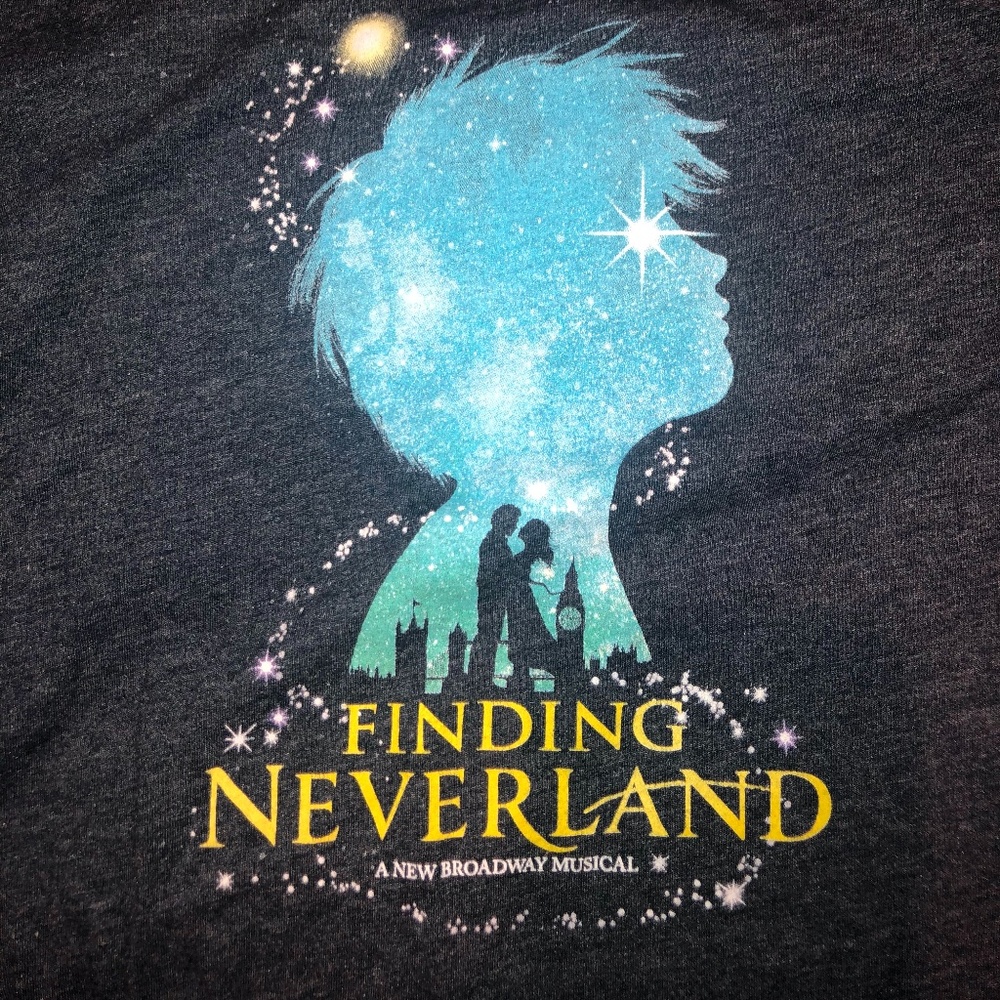 FINDING NEVERLAND UNISEX TSHIRT NEW LARGE